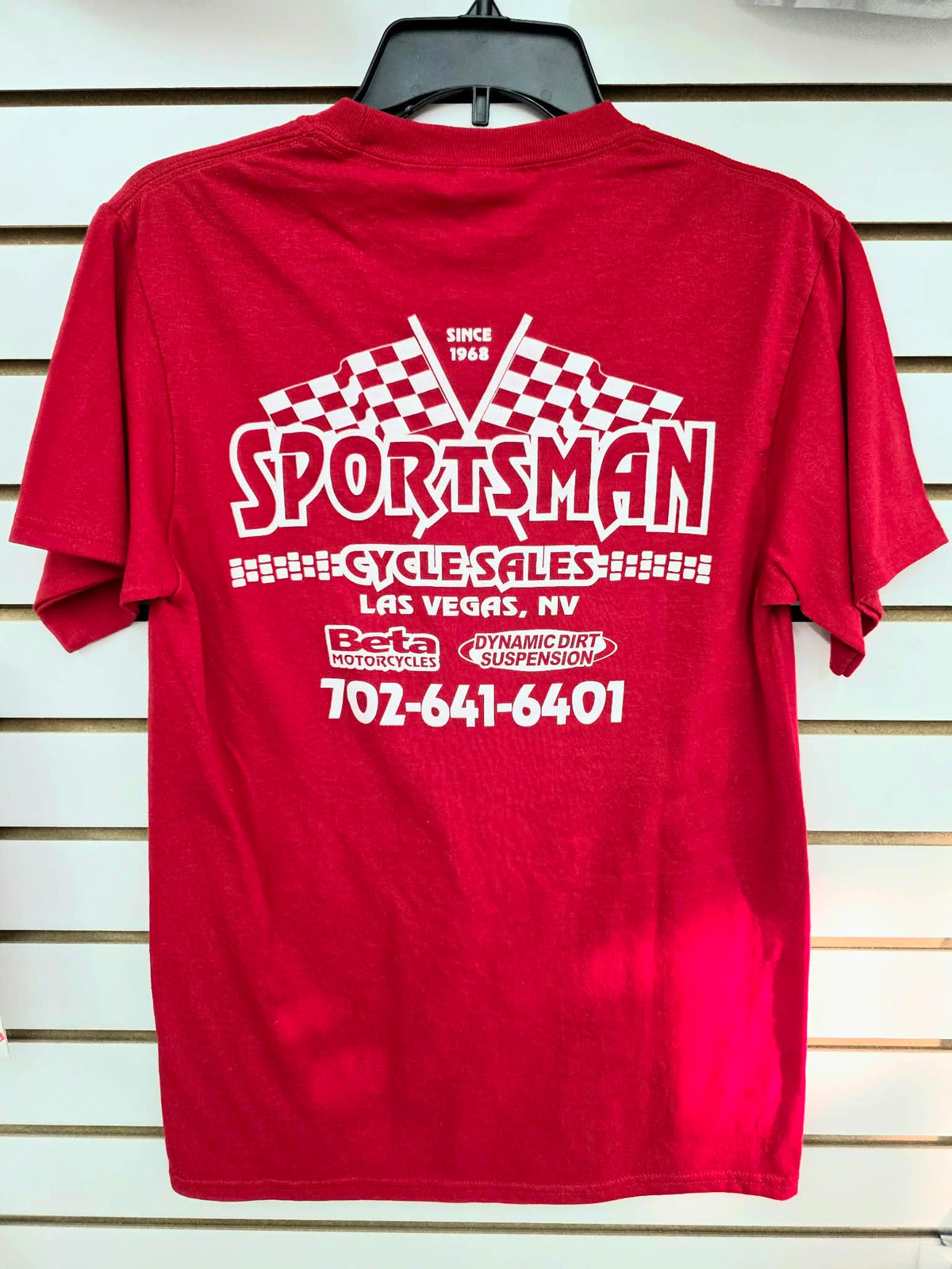Red Sportsman Cycle T-shirt - DISCONTINUED -